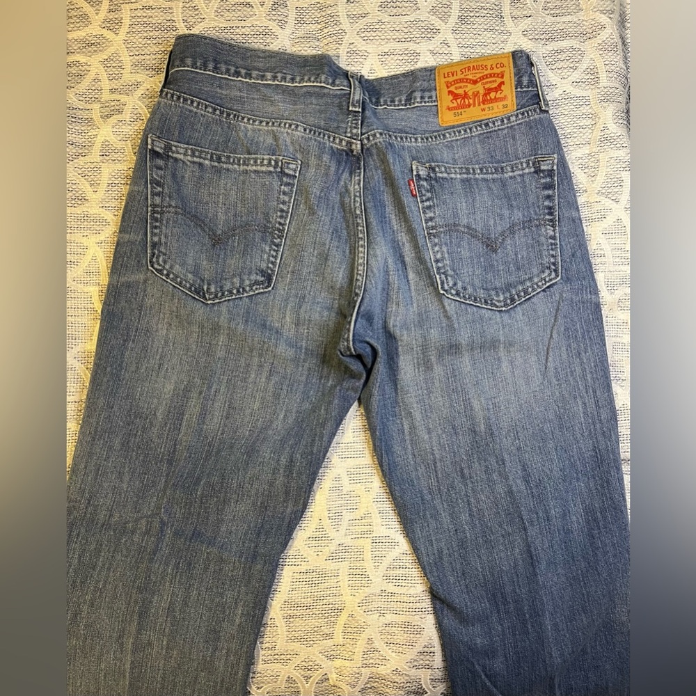Levi's 514 Men's 33x32 Blue Jeans